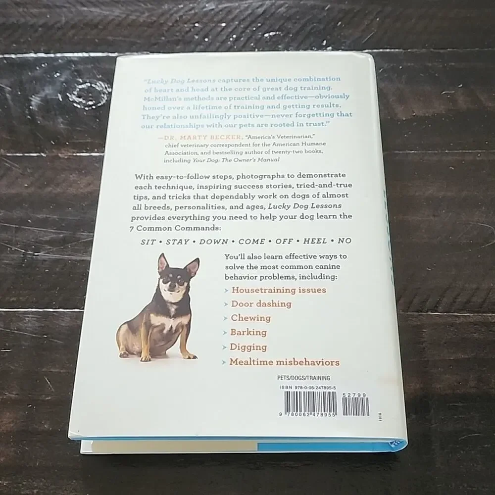 LUCKY DOG LESSONS Book Train Your Dog in 7 Days by Brandon McMillan Hardcover